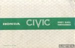 Diverse auteurs - Honda Civic Instruktieboek, Owner's Manual