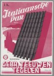 n.n - Reclame folder Italiaansche Pan (rood) kruisdekking