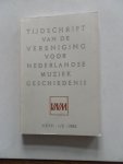 Elders, Willem Redacteur e.a. - Tijdschrift van de Vereniging  voor Nederlandse Muziekgeschiedenis Deel XXXII - I/2 1982
