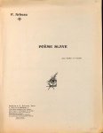 Arbeau, Pierre: - Poème Slave pour piano à 2 mains