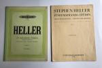 Heller, Stephen - Stephen Heller - 6x Bladmuziek: 25 melodische Etuden / Funfundzwanzig etuden / 24 etuden fur die jugend / 25 etuden / 30 fortschreitende etuden / 24 praludien