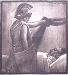 Willy Sluiter - Spotprent over het overlijden van Nederlandse politicus