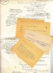 KOMRIJ, Gerrit - Horen, zien en zwijgen (Vergeetregister) - Gerrit Komrij Origineel handschrift