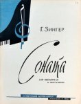 Zinger, G.: - Sonate für Violoncello und Klavier