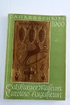 Willvonseder, Kurt - Jahresschrift 1960 Salzburger Museum Carolino Augustum (2 foto's)