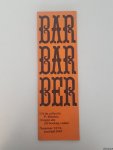Bernlef, J. & G. Brands & K. Schippers (redactie) - Barbarber 73/74: Tijdschrift voor teksten