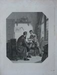 H. Sluyter naar P.J. Onderberg - Originele staalgravure Zacharias Jansen