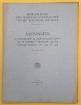 KONINKLIJK KOLONIAAL INSTITUUT TE AMSTERDAM. - AANWINSTEN OP ETHNOGRAFISCH EN ANTHROPOLOGISCH GEBIED VAN DE AFDEELING VOLKENKUNDE VAN HET KOLONIAL INSTITUUT OVER 1942 en 1943. Mededeelingen der Afdeeling Volkenkunde van het Koloniaal Instituut Extra Serie No. 7