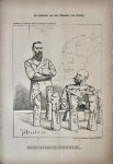 Braakensiek, Johan (1858-1940) - [Original lithograph/lithografie by Johan Braakensiek] De lijfwacht van den Minister van Oorlog, 10 December 1893, 1 pp.