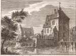 Kopergravure door Simon Fokke naar Jan de Beijer - Bemmel 35.  't slot Kinkelenburg bij Bemmel. 36. Voor Poort van 't slot Doornenburg bij Bemmel. 1742