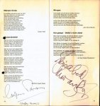 Schwarzkopf, Elisabeth & Geoffrey Parsons: - [Programm mit eigenh. Unterschriften] Holland Festival 1973. Recital Elisabeth Schwarzkopf, sopraan. Geoffrey Parsons, piano