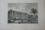 Terwen, Johannes Leonardus - Amsterdam. Het Paleis van Justitie. Originele staalgravure.