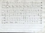  - [Muziekhandschrift, ca. 1830] Duo / Volksvlijt [Kort is `t leven lang de rust, voort met lust]