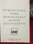 vnm - vereniging voor nederlandse muziekgeschiedenis vnm - vereniging voor nederlandse muziekgeschiedenis