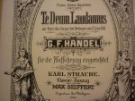 Handel; J.F. - Dettinger Te Deum - Klavierauszug (Te Deum Laudamus; zur Freier des Sieges bei Dettingen am 17 juni 1743) Handel; J.F. - Dettinger Te Deum - Klavierauszug (Te Deum Laudamus; zur Freier des Sieges bei Dettingen am 17 juni 1743)