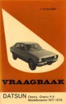 Olyslager, P - Vraagbaak Datsun Cherry, Cherry F-II Modellenserie 1971-1978, 174 pag. softcover