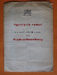 Folder - 60-jarig bestaan Stadsschouwburg, 1894-1954