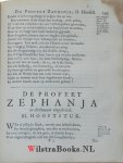 Halma, François - Bijbelsche mengelzangen, of Dichtkundige uitbreiding van den Algemeenen Wereldtvloedt : den Ondergang va Sodom, ..., den Profeten Joël, Obadja, Nahum, Zephanja, en Malachias; met zommige andere Mengelingen / F. Halma
