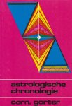 Gorter, Corn. - Astrologische chronologie. Berekening van toekomstige gebeurtenissen op jaar, maand en dag, de rectificatie van de horoscoop, analyse van de solaar-horoscoop