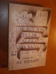 Pierson, D.C. - The boy who couldn't sleep and never had to