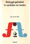 Veer, G. ter - Beleggingsbeleid in verleden en heden. Opmerkingen over het beleggingsbeleid op lange termijn (10 jaar en meer) in het heden (4 september 1971) en het verleden (1871 tot 1971) wat betreft de laatste jaren toegespitst op de Nederlandse pensioen...