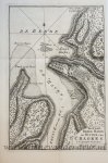 Isaak Tirion (1705-1765) - [Antique print, cartography] De Stad, reede, haven en rivier van CHAGRES ... (Panama), published 1765.