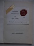  - Catalogus Tentoonstelling ter herdenking van Michiel de Ruyter, geboren 24 maart 1607; Rijksmuseum, Amsterdam 23 maart-17 juni; Nieuw Tehuis voor Bejaarden, Vlissingen 3 juli-16 september 1957.