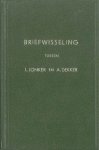 Jonker, L. en Dekker, A. - Jonker, L. en Dekker, A.-Briefwisseling