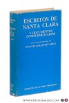 Omaechevarria, Ignacio / Santa Clara. - Escritos de Santa Clara y documentos complementarios. Edicion bilingüe. Segunda edicion ampliada.