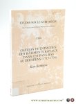 Bethume, Kim. - Gestion et entretien des bâtiments royaux dans les Pays-Bas Autrichiens (1715-1794) Le Bureau des ouvrages de la Cour.