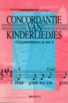 Schaap, Drs. J. Cor - Concordantie van kinderliedjes. 1500 kinderliederen op een rij,