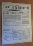 Rijksinstituut voor Oorlogsdocumentatie - Nederland in Oorlogstijd. Orgaan van het Rijksinstituut voor Oorlogsdocumentatie. 5e jaargang nummer 1. Maart 1950. Conferentie "De Tweede Wereldoorlog in het Westen".
