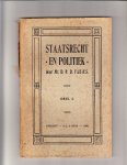 Fabius, D.P.D. - Staatsrecht en politiek