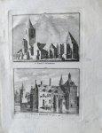 Spilman, H.;  A. de Haan - De Kerk te Warmond en 't Huis te Warmond van agteren 1730