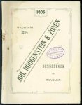 Tuinbouw catalogus - Joh. Hoogenstein & Zonen ( bennebroek bij Haarlem ) ( catalogus van o.a. Bloembollen