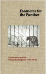 KENTRIDGE, William & Denis HIRSON - Footnotes for the Panther - Conversations between William Kentridge and Denis Hirson.