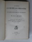 Deussen, Dr.Paul - Geschichte der Philosophie mit besonderer berüksichtigung der Religionen