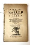 Perizonius, Jacobus - Dissertation 1695 I Laudatio funebris Mariae II, Angliae, Franciae, Scotiae, Hiberiaeque reginae augustissimae [...] Leiden Abraham Elzevier 1695.