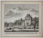 Abraham Rademaker (1676-1735) - [Antique print, etching] Gesigt van het Stads Tolhuys by Overschie, published ca. 1736