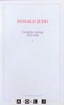 Donald Judd - Donald Judd Complete writings 1975 - 1986