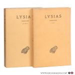 Lysias / Gernet, Louis & Bizos, Marcel (eds. & transl.) - Lysias. Discours. Tomes I–II. Collection des Universités de France (Association Guillaume Budé).