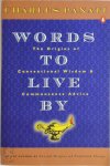 Charles Panati 253983 - Words to Live by