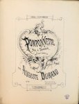 Durand, Jacques: - Pomponnette. Air à danser Stylle Louis XV pour piano. Op. 80. À 4 mains