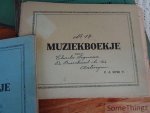 Charles Lequeux. - Verzameling handgeschreven muziekboekjes, partituren en liedjesteksten.