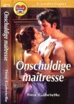 Gabrielle Tina  Vertaling  Saskia  Shirley - Onschuldige Maitresse  Candlelight Historische roman 875