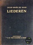 Haan, Jacob Israël de - Liederen