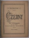 CZERNY, C., - 25 Uebungen. Collection Litolff no.1783. Opus 748.