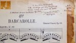 Fauré, Gabriel: - 4e Barcarolle (op. 44)