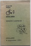 Jans Frans e.a - Fiets mee PMC Zeeland eerste lustrum Zeeland 6 september 1981