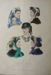  - La mode illustrée Originele litho Chapeaux de Mme Talon